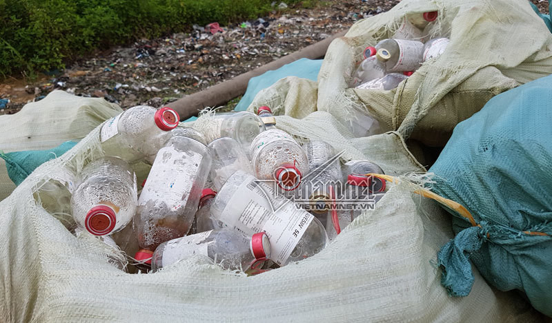 núi rác thải, rác thải y tế, cảnh sát môi trường, Bắc Ninh, Bắc Giang