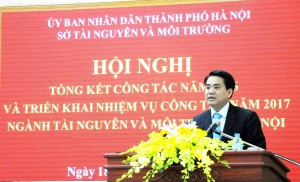 Chủ tịch Nguyễn Đức Chung phát biểu