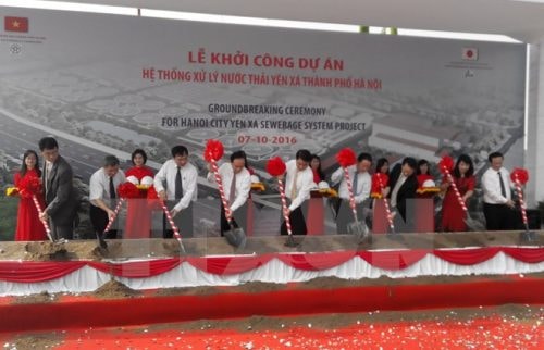 Hà Nội: Khởi công dự án hệ thống xử lý nước thải lớn nhất Việt Nam