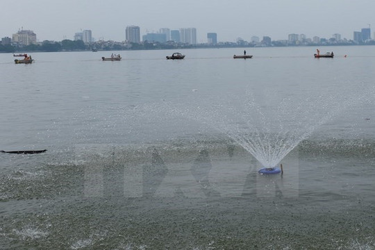 Mở rộng phạm vi xử lý nước hồ ô nhiễm tại ngoại thành Hà Nội