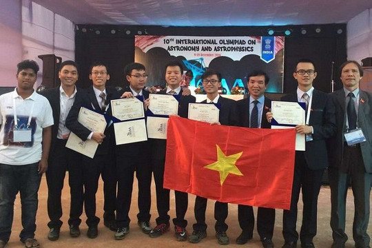 Việt Nam giành HCB Olympic quốc tế về Thiên văn học và Vật lý thiên văn