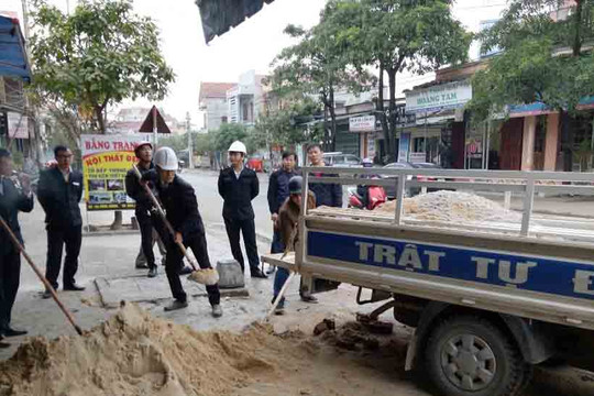 Thị xã Ba Đồn – Quảng Bình: Ra quân lập lại trật tự đô thị