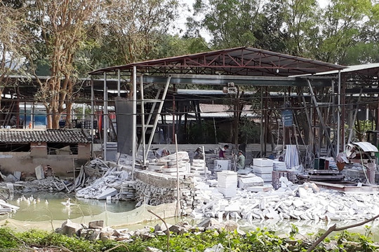 Vĩnh Lộc – Thanh Hóa: Ô nhiễm môi trường ở làng nghề chế tác đá mỹ nghệ