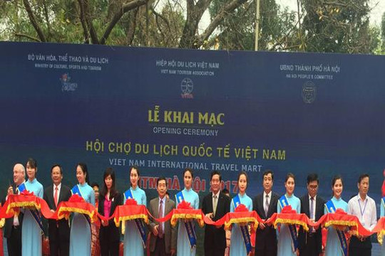 Hà Nội: Khai mạc Hội chợ du lịch Quốc tế Việt Nam 2017