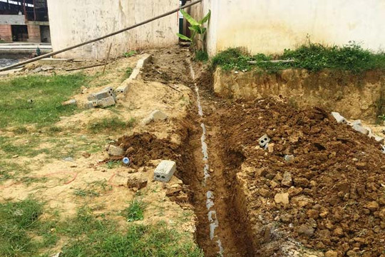 Thanh Hóa: Phát hiện đường ống chôn ngầm xả thải