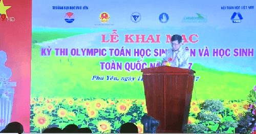 Phú Yên: Khai mạc Kỳ thi Olympic Toán học Sinh viên, Học sinh toàn quốc lần thứ 25