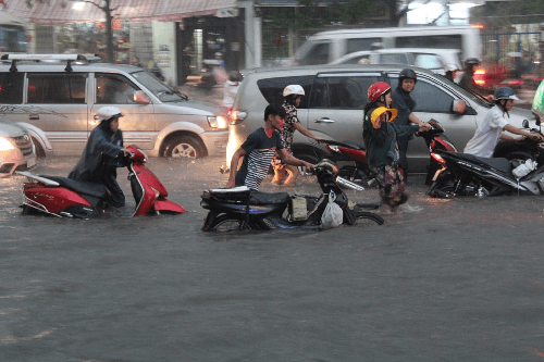 TP.Hồ Chí Minh: Cổng thông tin cung cấp thêm ứng dụng ngập nước
