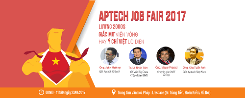 Hà Nội: Tổ chức Ngày hội Tuyển dụng Aptech Job Fair