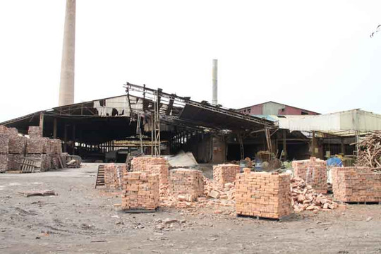 Thuận Thành (Bắc Ninh): Nhà máy gạch hoạt động trái phép, gây ô nhiễm môi trường