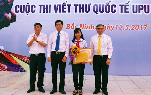 Lễ trao giải cuộc thi viết thư quốc tế UPU lần thứ 46 diễn ra ở Bắc Ninh