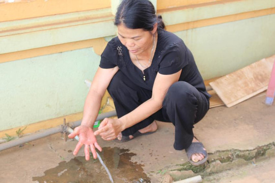 Người dân Thái Nguyên bị ngứa ngáy, lở loét vì dùng nước sạch
