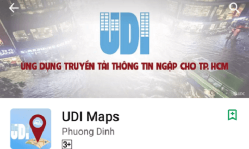 UDI Maps: Ứng dụng tránh ngập bằng điện thoại thông minh