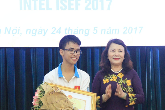 Việt Nam đoạt 5 giải tại hội thi Khoa học Kỹ thuật Quốc tế