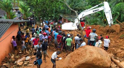 Mưa lũ, lở đất nghiêm trọng ở Sri Lanka