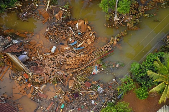 Gần 200 người chết bởi lũ lụt ở Sri Lanka