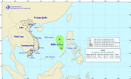 Tin áp thấp trên Biển Đông