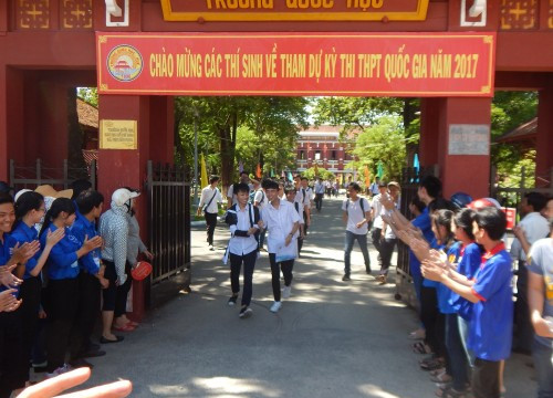 Thừa Thiên – Huế: Hơn 13.000 sĩ tử bước vào kỳ thi THPT Quốc gia