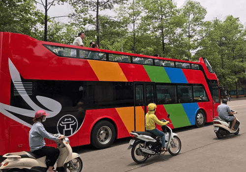 Đầu tư xe buýt 2 tầng phục vụ khách du lịch tham quan Hà Nội