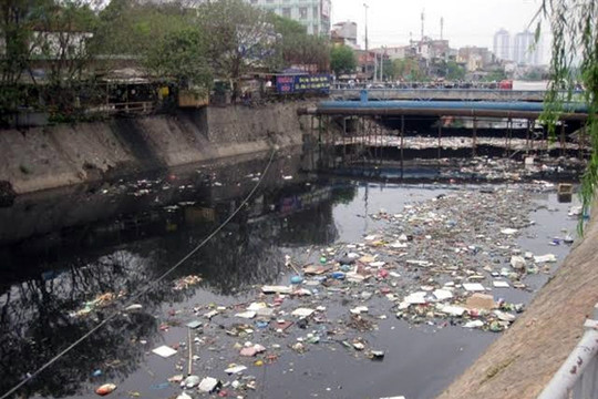 TP.Hà Nội: Xử lý 4 dòng sông bị ô nhiễm nặng