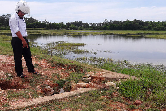 Hà Tĩnh: Hàng trăm hồ chứa nước xuống cấp nghiêm trọng