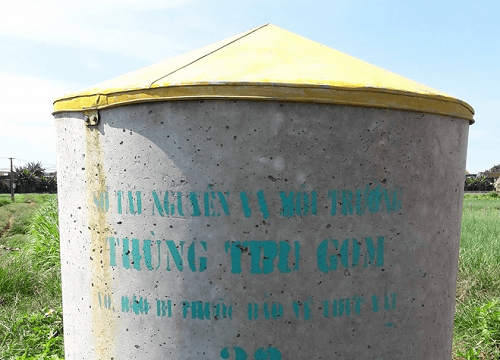Nghệ An: Xây dựng 698 thùng chứa bao bì, chai lọ thuốc bảo vệ thực vật