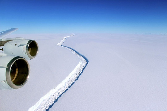 Nam Cực vừa mất một tảng băng khổng lồ một nghìn tỷ tấn