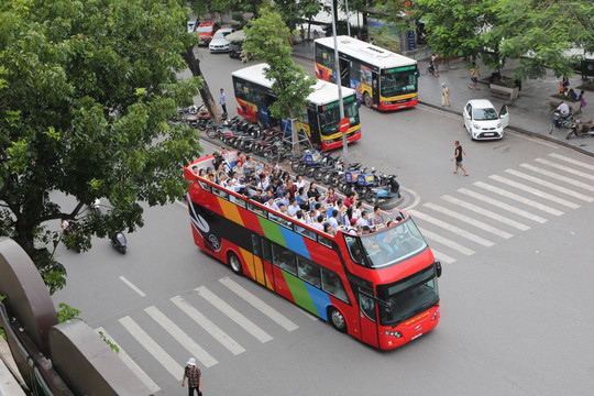 TP. Hà Nội sẽ vận hành xe buýt 2 tầng phát triển du lịch