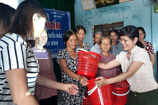 Quảng Nam: Hội LHPN huyện Thăng Bình Chung tay bảo vệ môi trường