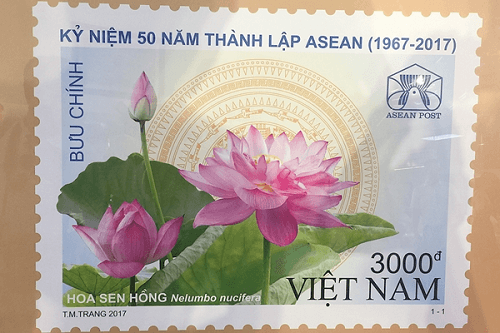 Phát hành bộ tem bưu chính đặc biệt “Kỉ niệm 50 năm thành lập ASEAN”