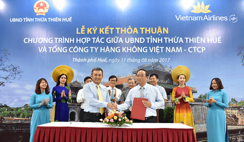 UBND tỉnh Thừa Thiên – Huế hợp tác với Tổng công ty Hàng không Việt Nam