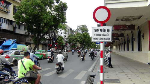 Hà Nội: Điều chỉnh tổ chức giao thông trên tuyến phố Hàng Bài