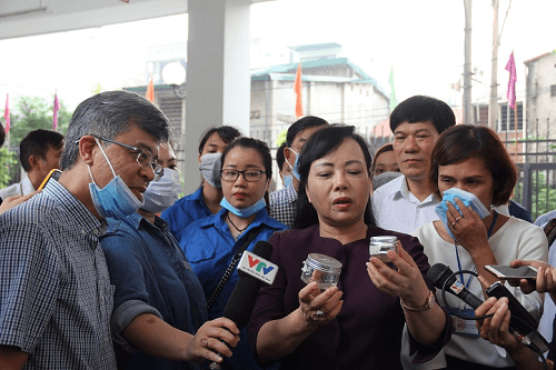 Bộ trưởng Bộ Y tế trực tiếp kiểm tra công tác phòng chống dịch sốt xuất huyết tại Hà Nội