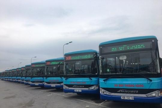 TP. Hà Nội thay mới hàng loạt xe buýt chất lượng cao