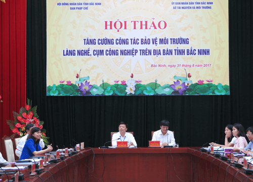 Bắc Ninh bảo vệ môi trường làng nghề, cụm công nghiệp