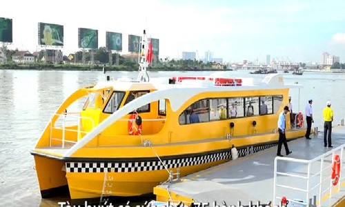 TP.Hồ Chí Minh: Sắp có thêm tuyến buýt đường sông từ trung tâm đi các huyện ngoại thành