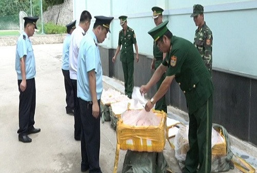 Lạng Sơn: Tiêu hủy trên 250 kg nầm lợn ôi thiu