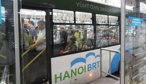 Hà Nội: Tuyến buýt nhanh BRT có dấu hiệu quá tải