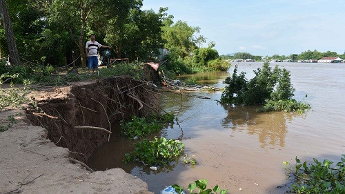 An Giang: Đã có báo cáo chính thức về sạt lở bờ sông Hậu