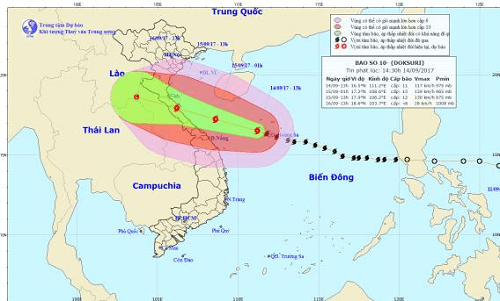 Tập đoàn Điện lực Việt Nam ban hành văn bản Thượng khẩn nhằm ứng phó với bão số 10
