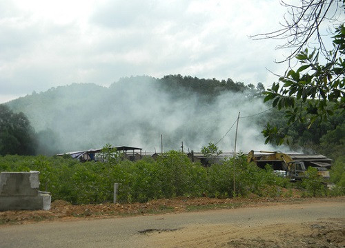 Quảng Nam:Tháo dỡ xưởng sản xuất cau gây ô nhiễm môi trường