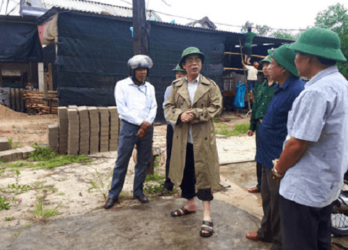 Quảng Trị: Lãnh đạo tỉnh trực tiếp đi thị sát công tác phòng chống bão số 10