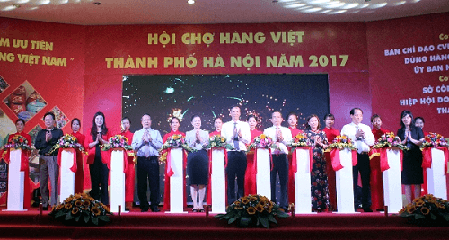 Hội chợ hàng Việt Nam thành phố Hà Nội chính thức được khai mạc