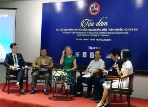 Tọa đàm cộng đồng báo chí Việt Nam chung tay bảo vệ thiên nhiên hoang dã