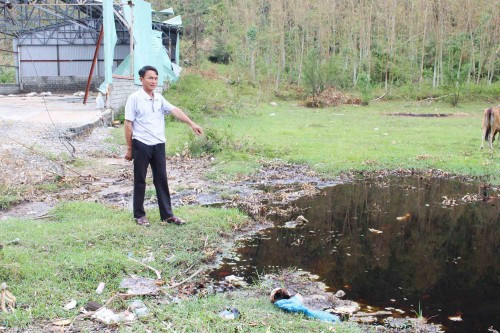 Quảng Bình: Rò rỉ kho hóa chất ra khu dân cư, dân nơm nớp lo sợ