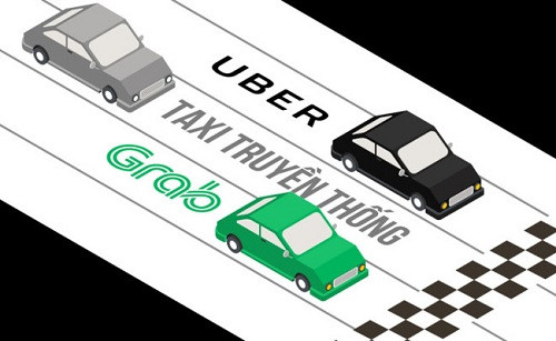 Bộ giao thông vận tải: Không thể bắt Uber, Grab dừng hoạt động