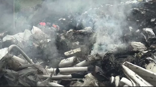 Phát hiện đổ rác thải công nghiệp trái phép