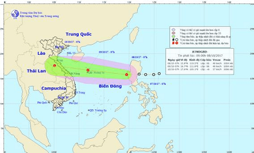 Chủ động ứng phó với áp thấp nhiệt đới ngoài biển Đông