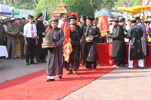Thái Bình: Lễ đón nhận Di sản văn hóa phi vật thể Quốc gia tại Đền Đồng Bằng
