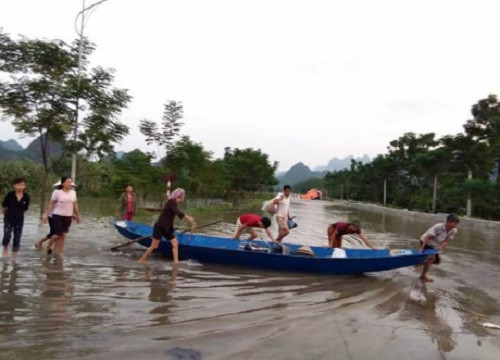 TP.Hà Nội: Huyện Mỹ Đức phát sinh nhiều sự cố đê điều sau mưa lũ