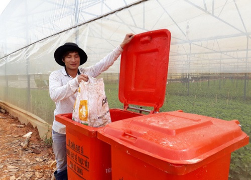 Lâm Đồng: Lắp đặt thử nghiệm bể chứa bao bì thuốc bảo vệ thực vật sau sử dụng